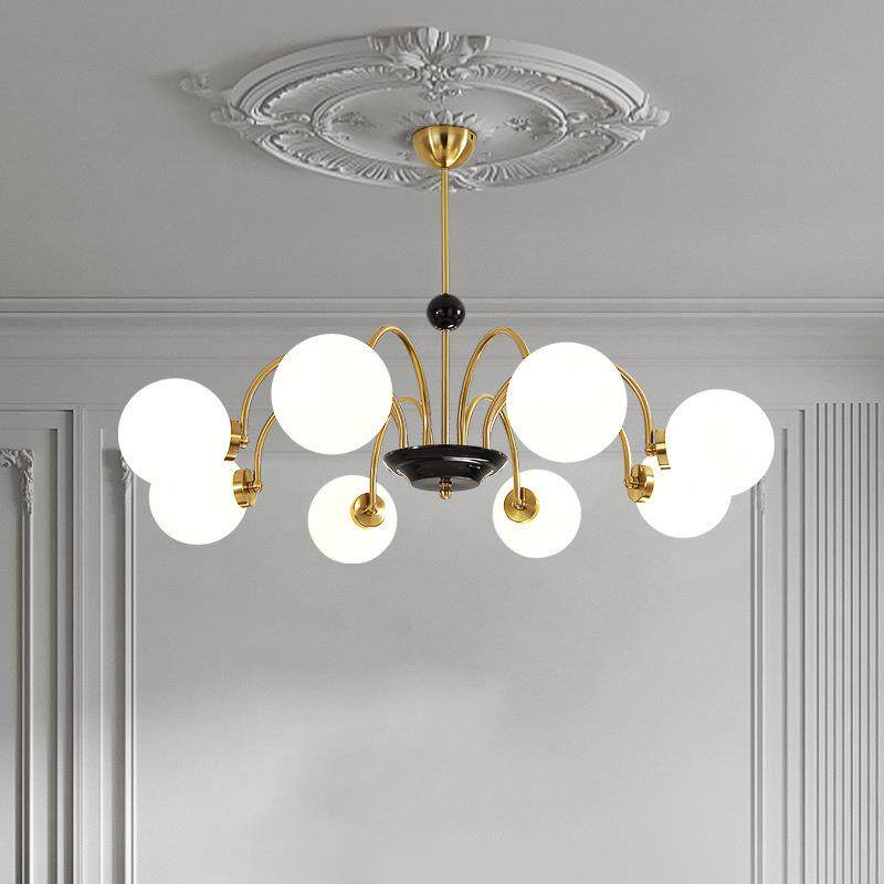 北欧设计师卧室餐厅灯具创意复古太空中古风客厅魔豆吊灯