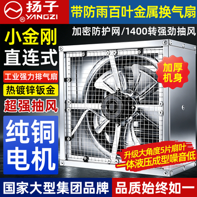 扬子工业负压排气换气扇工厂用