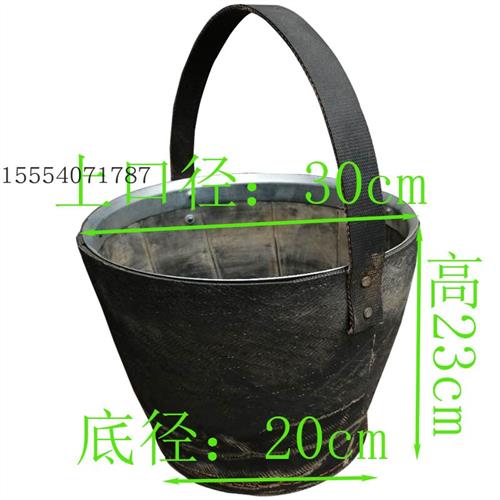 钢圈带提手加厚轮胎皮桶建筑工地用灰桶水泥桶橡胶桶垃圾桶砂浆桶图片
