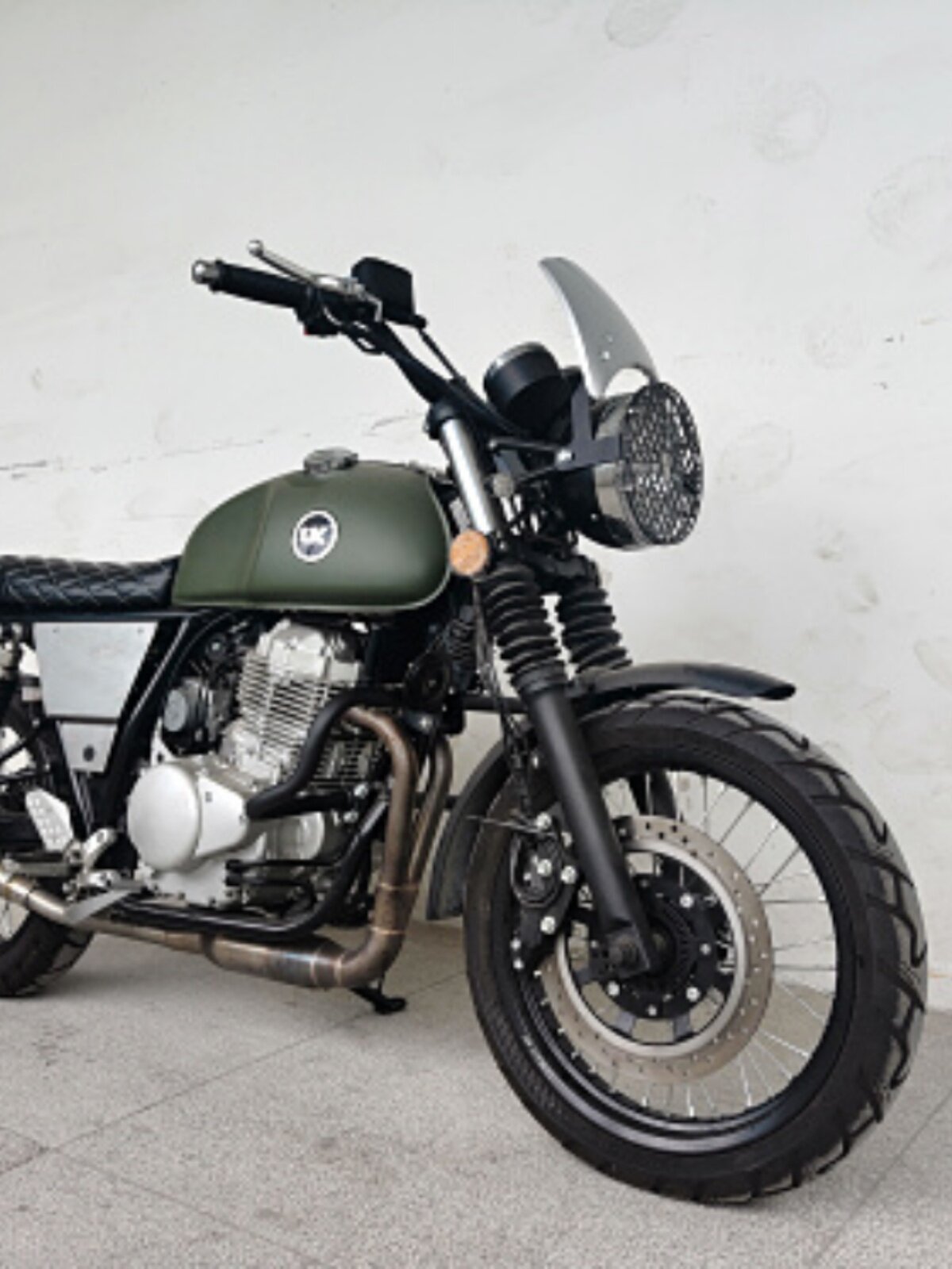 适用哈特佛uk250/450复古保险杆护杠 幽客uk250/400前护杠防摔杠