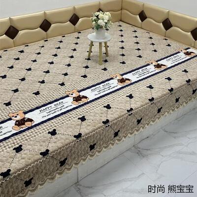 新款牛奶绒大炕盖榻榻床单土炕火炕冬季专用铺盖炕毯防滑定制简约