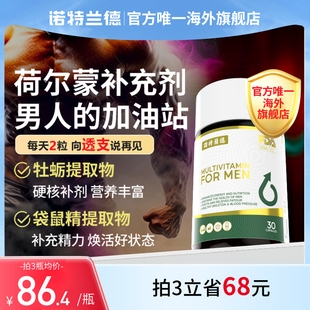 综合维生素BC牡蛎精氨酸叶酸提神精力钙镁锌硒 诺特兰德小蓝丸男士