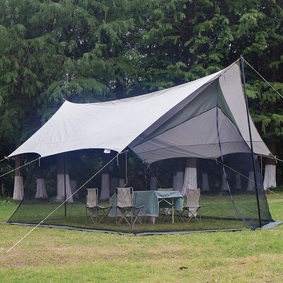 户外露营防蚊虫天幕下使用的蚊帐帐篷I通风透气便携式折叠装备