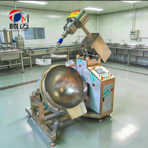 火锅底料炒料机熬辣椒肉酱行星搅拌翻炒机炒菜炒馅料电磁加热炒锅