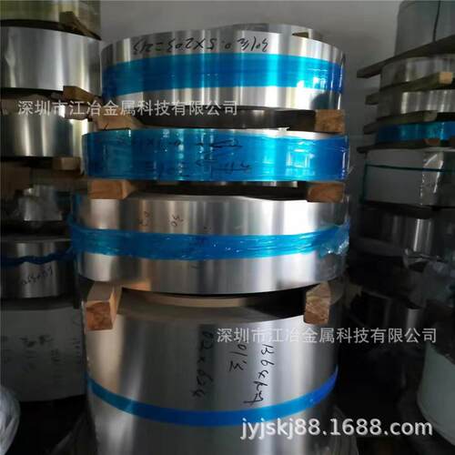 弹簧钢带304/301SH特硬钢带0.2/0.3/0.4/0.5*305mm窄带分条可加工