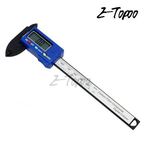 现货热卖 0-100MM 0.1MM 碳素 数显卡尺 塑料电子卡尺 游标卡尺