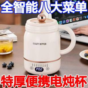 德国养生烧水炖锅小型办公室煮粥炖煮一体电热水壶2025新款电炖杯