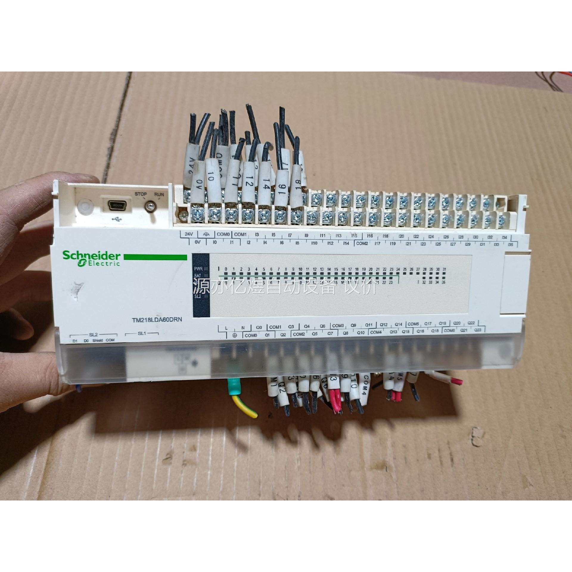 plc TM218LDA60DRN，图片拍，拆机