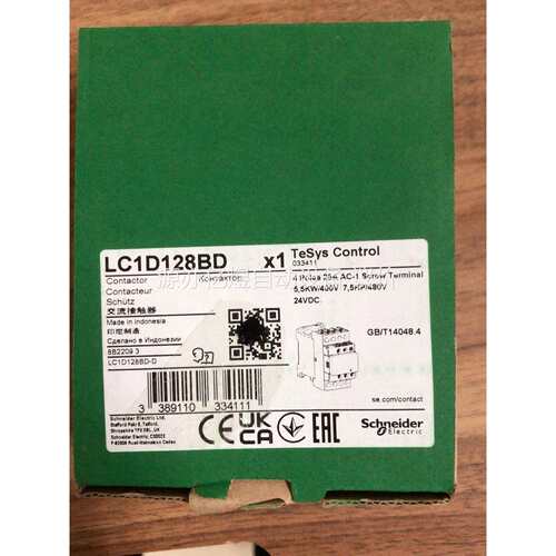 四级直流触器LC1D128BD DC24V