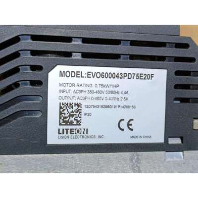 光宝变频器0.75KW380V光宝EVO6000