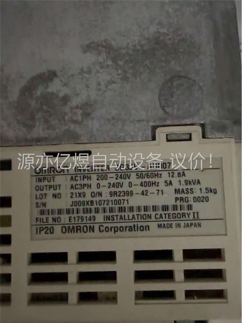 欧姆龙变频器 型号3G3JV-AB007(议价)