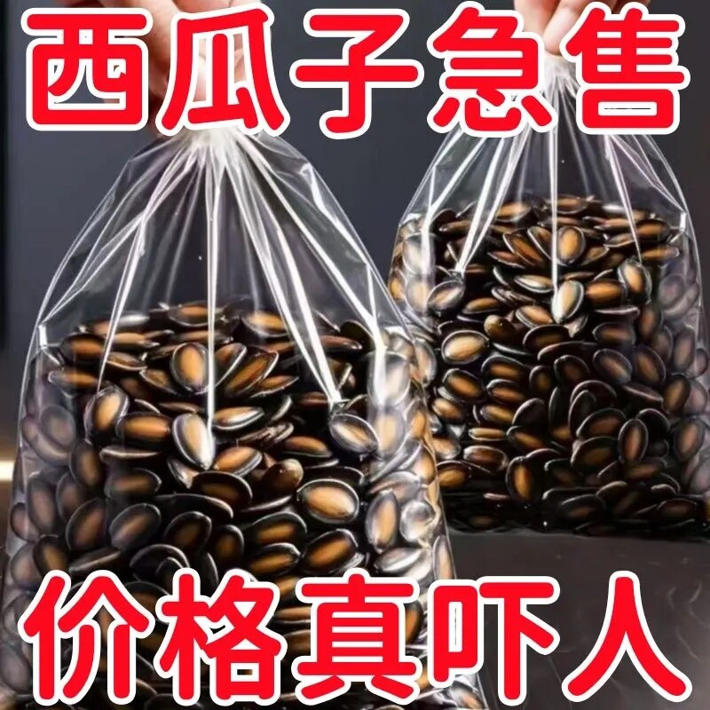 话梅味西瓜子500g装五香味黑瓜籽休闲零食西瓜籽坚果炒货瓜子年货