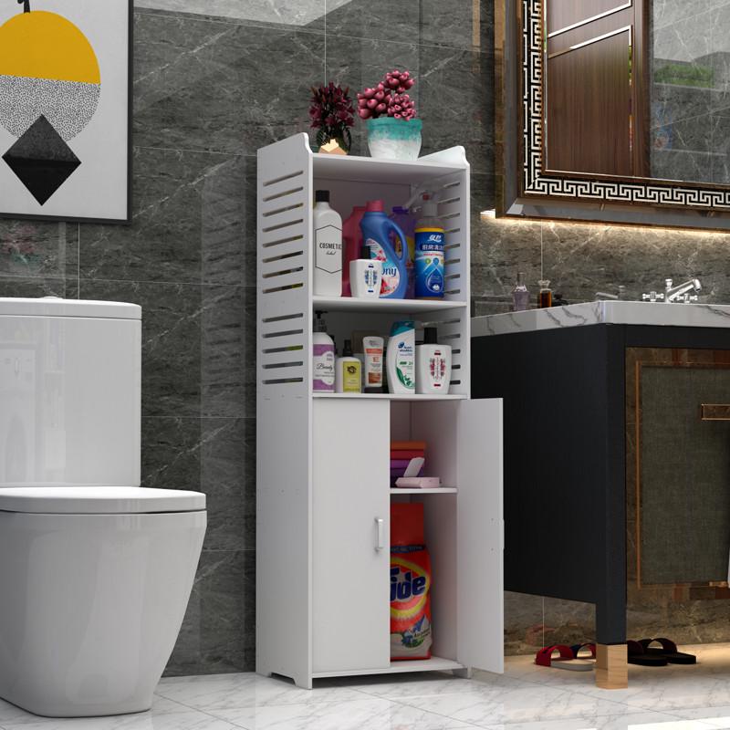 热销jg浴室边柜卫生间收纳洗手间抽屉夹缝柜落地防水置物架厕所储
