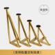 轻奢金色浴室柜腿支撑脚金属不锈钢可调节黑色卫浴柜腿洗手台支架