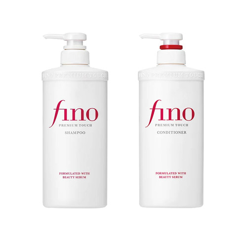 日本fino滋润洗发水550ml 护发素550ml 组合装