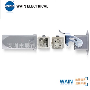 符合ISO9001标准WAIN唯恩重载连接器H10B-SEH-2B-PG29高上壳体