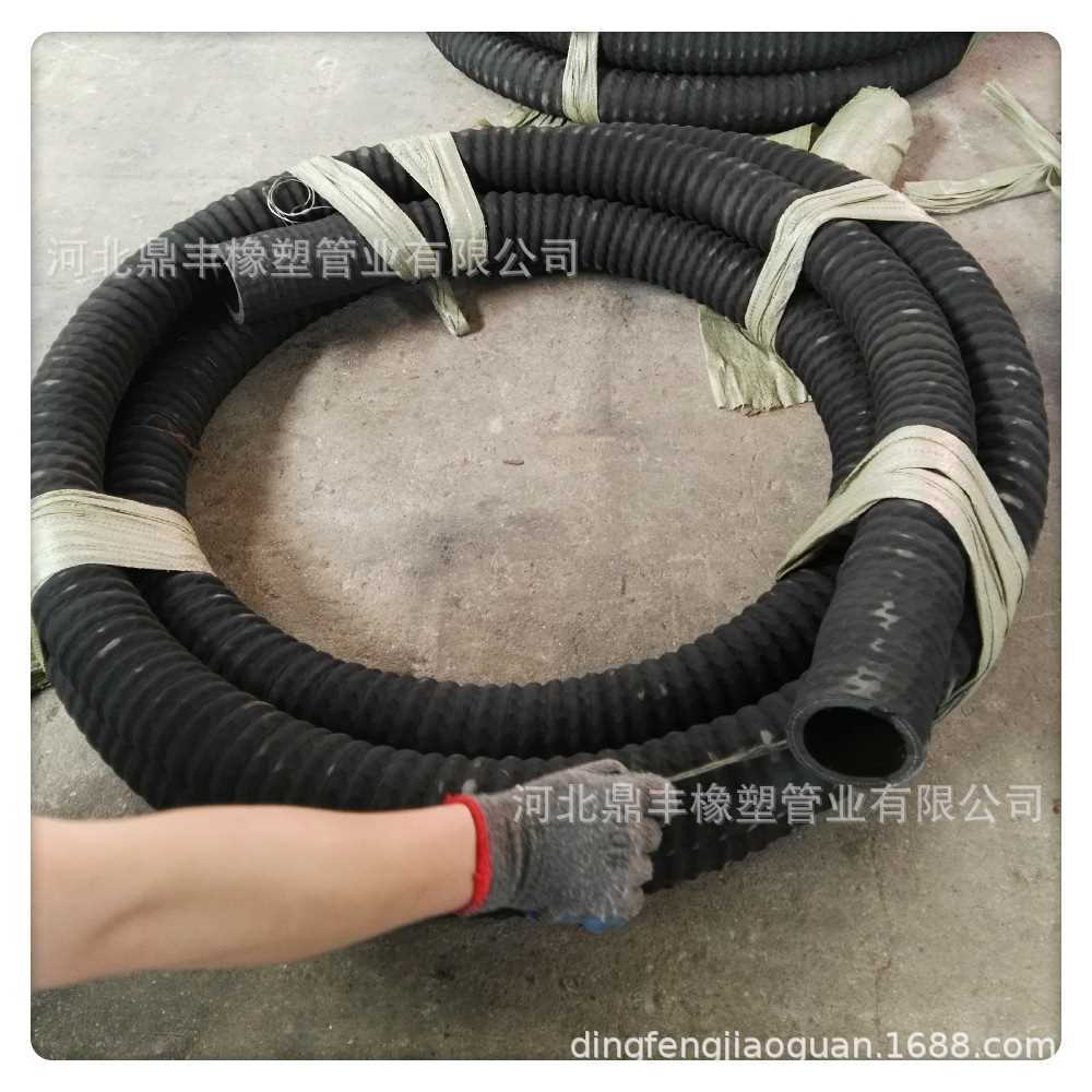 厂家供应防静电胶管 油罐车卸油橡胶管 导静电透明钢丝吸排油胶管