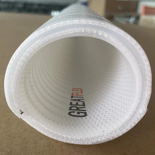 GREATFLEX白色硅胶复合防静电夹布钢丝软管包邮FP30