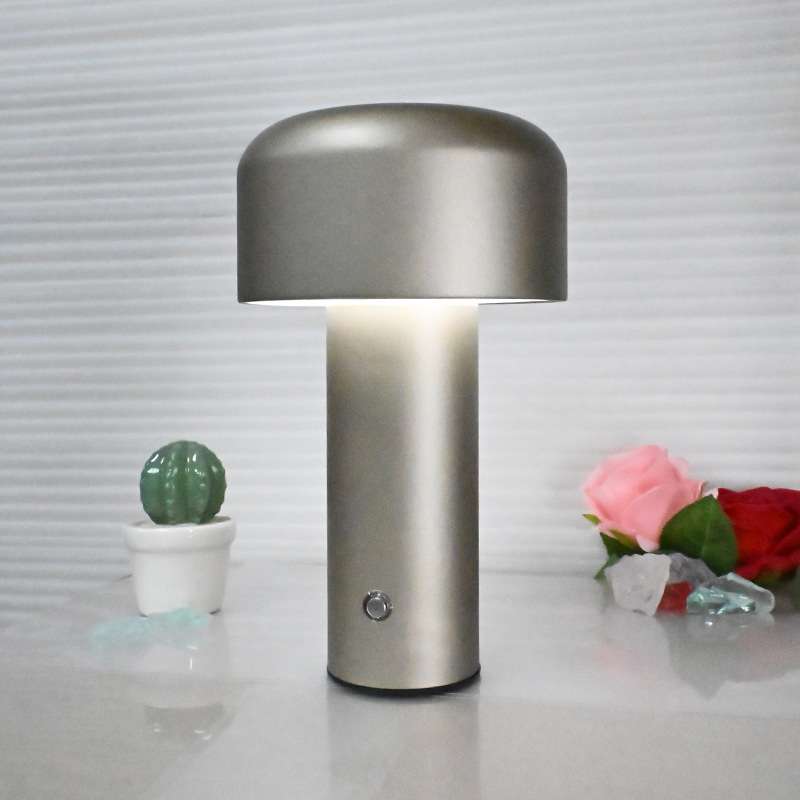 TT铁蘑菇台灯北欧简约风客厅卧室床头灯工业风装饰灯低调质感