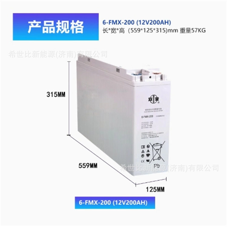 双登狭长型蓄电池6-FMX系列12V100AH12V150AH12V200AH现货包邮