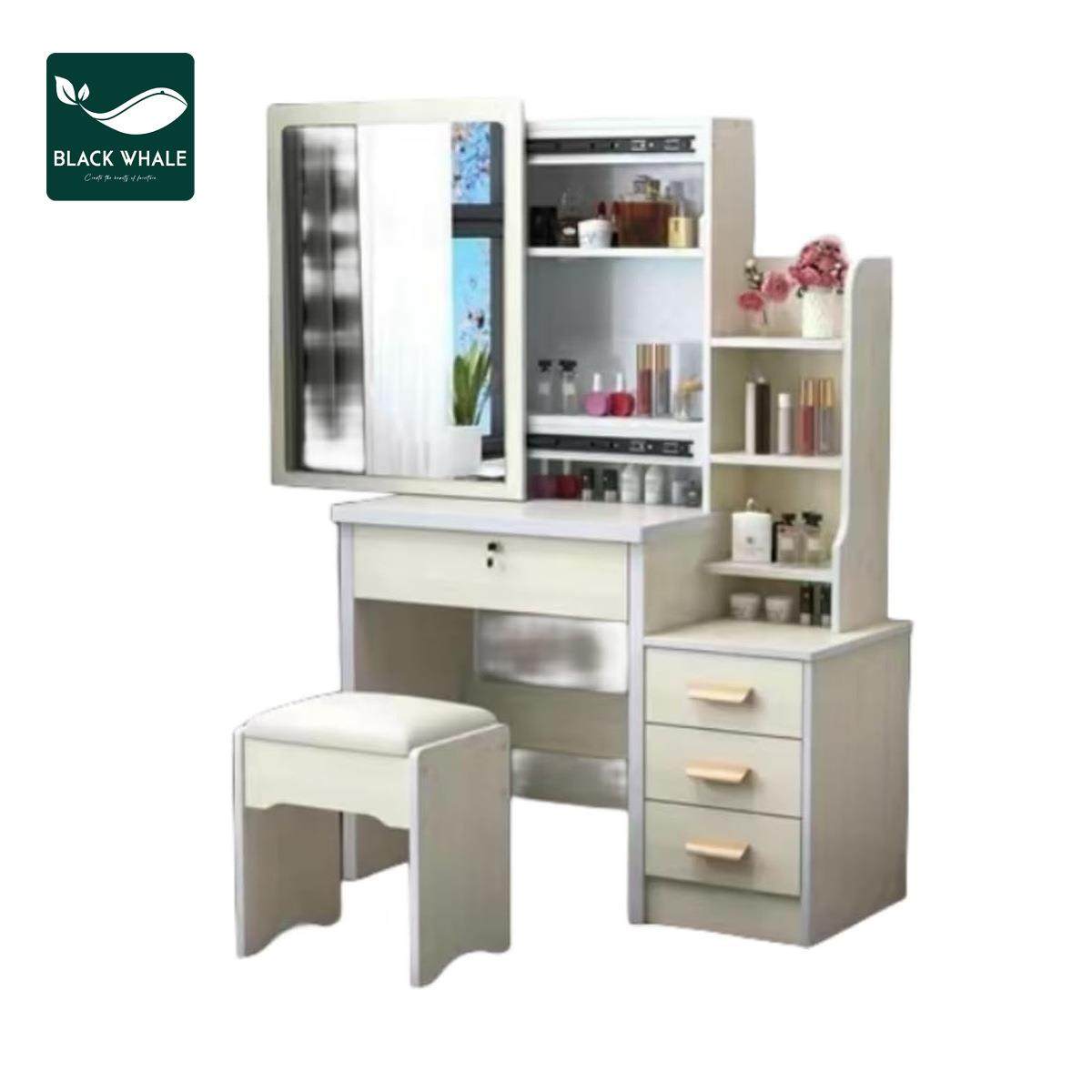 爆款梳妆台工厂小型化妆镜桌收纳柜桌化妆桌