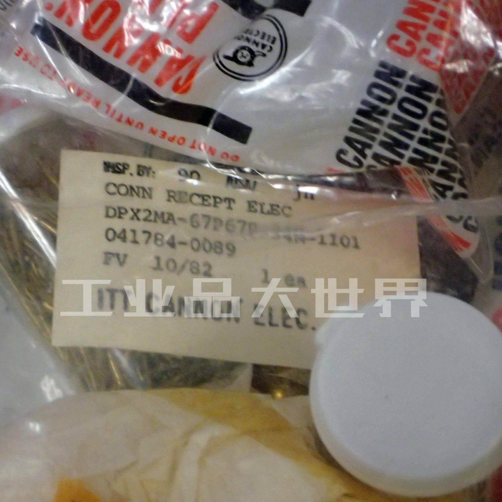 ITTCANNON航空航天插头/航空航天连接器DPX2MA-67P67P-34M-1101