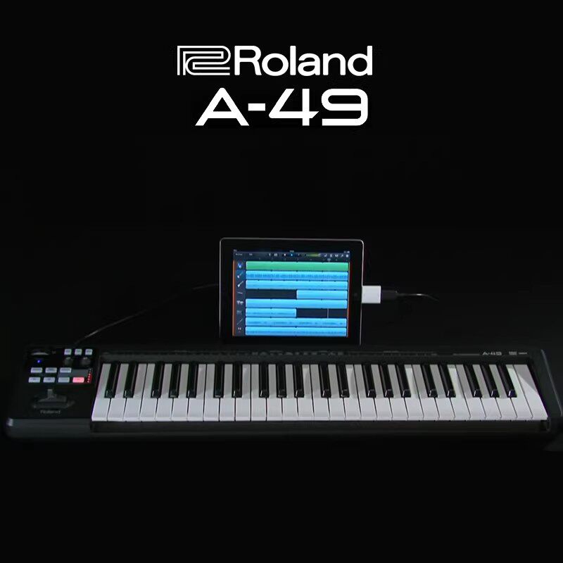 Roland罗兰A-49MIDI键盘49键便携式专业编曲半配重带光感控制器