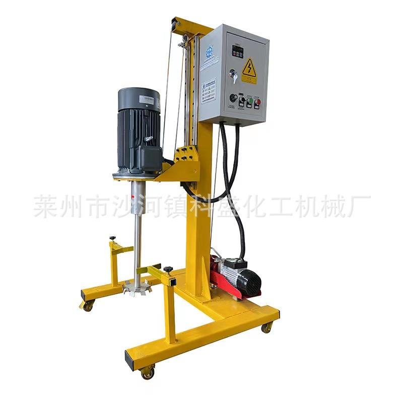 现货销售家用涂料分散机实验室小型分散机电动升降搅拌机优惠价格