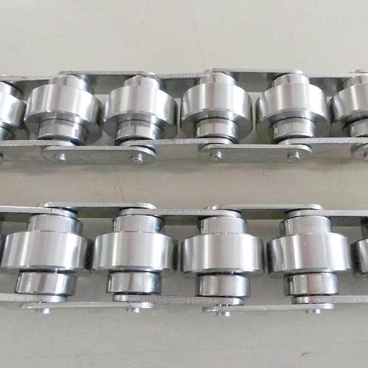不锈钢双轴心导轨工业链条C2040VSS双节距输送链传动链条链轮