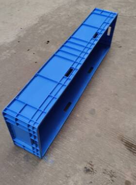 EU41028塑胶蓝色物流箱1000*400*290汽车摩配注塑箱零部件周转箱