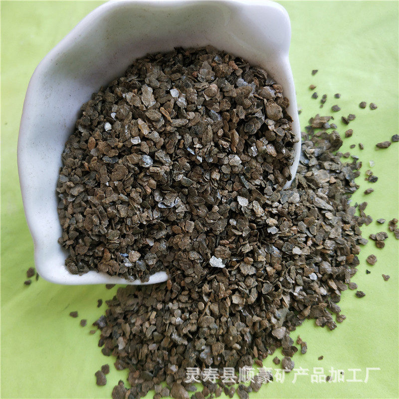 批发生蛭石片阻火包填充建筑材料未膨胀原矿蛭石粉优质防火