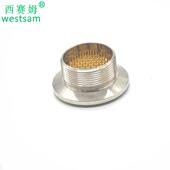 KF40卡箍式 55P公母接头 真空气密性圆形连接器MX33 圆形安装 方式