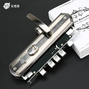 防盗门锁套装通用型入户门把手锁体锁心整套老式门锁具大门锁家用