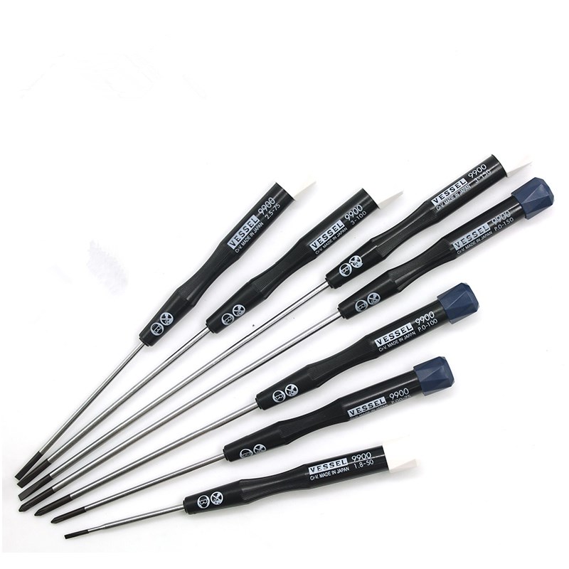 日本威威VESSEL进口精密螺丝刀 笔记本 相机维修螺丝批 不含磁性