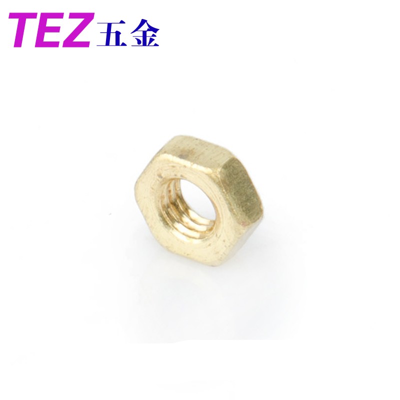 铜六角螺母 铜螺帽 铜六角螺帽M2-M20 TEZ