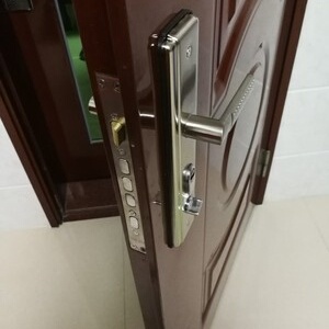 全套不生锈双开门大门门锁整套通用型家用防盗门防撬门锁套装老式