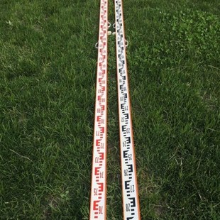 河北珠峰木质水准尺高精度测量标杆红黑字刻度三四等测量用