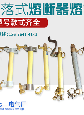 RW11-10KV/200A户外高压跌落式熔断器熔丝管令克开关保险HRW12-15