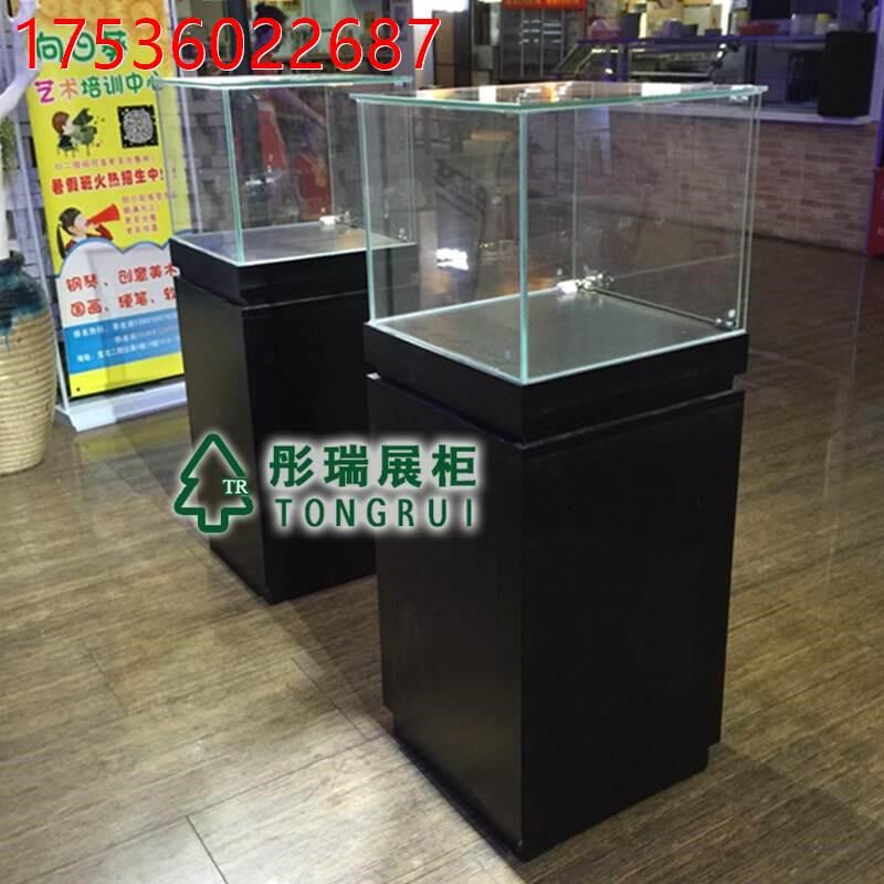 古董展示柜博物馆展柜文物木质烤漆柜珠宝展示柜烤漆柜台饰品柜