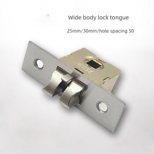 25Mm30Mm50孔间距舌锁浴室门锁锋利厨房厕所锁核心阳台锌铝合金门