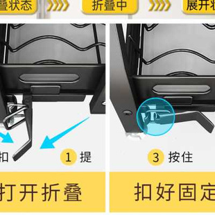 碗架沥水架厨房置物架多功能壁挂式 免安装 挂墙家用放碗筷碟收纳盒