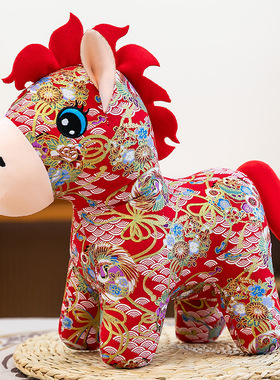 2026新款国风小马公仔玩