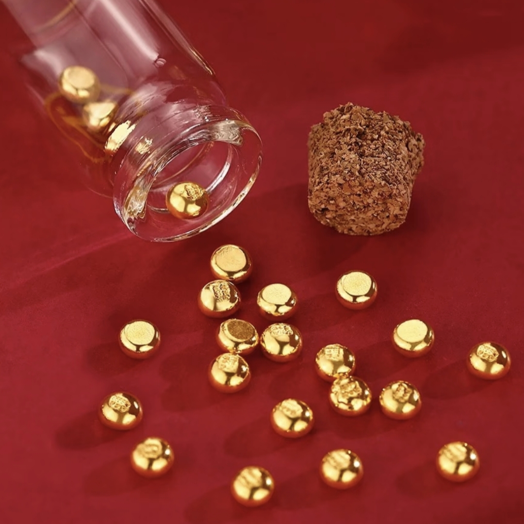 金包银豆豆足投资金实心