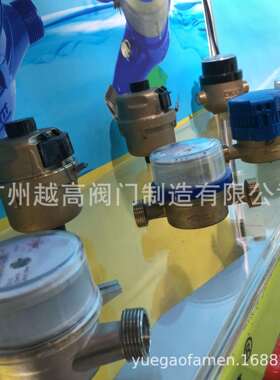 铜壳 塑壳LXH-15B~40B活塞式（容积式）水表 出口型水表X20