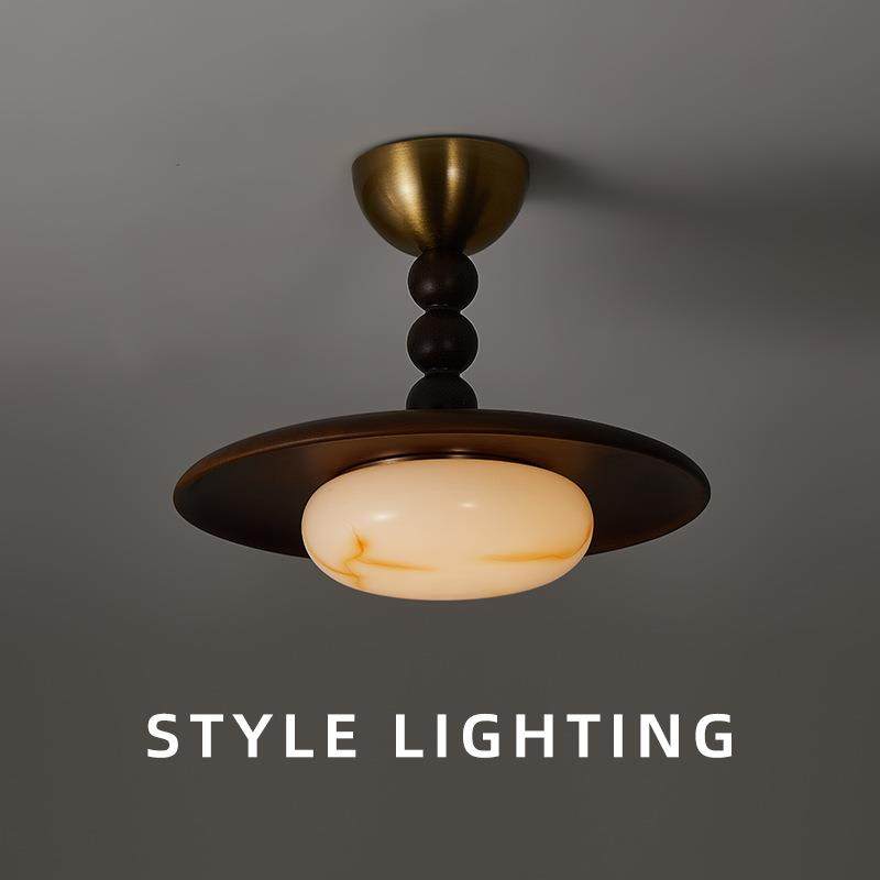 法式复古风卧室灯中古主卧灯阳台灯半吊吸顶灯儿童护眼书房装饰灯,鲜花速递/花卉仿真/绿植园艺,割草机/草坪机,淘宝优惠券,粉丝福利购,淘宝优惠卷