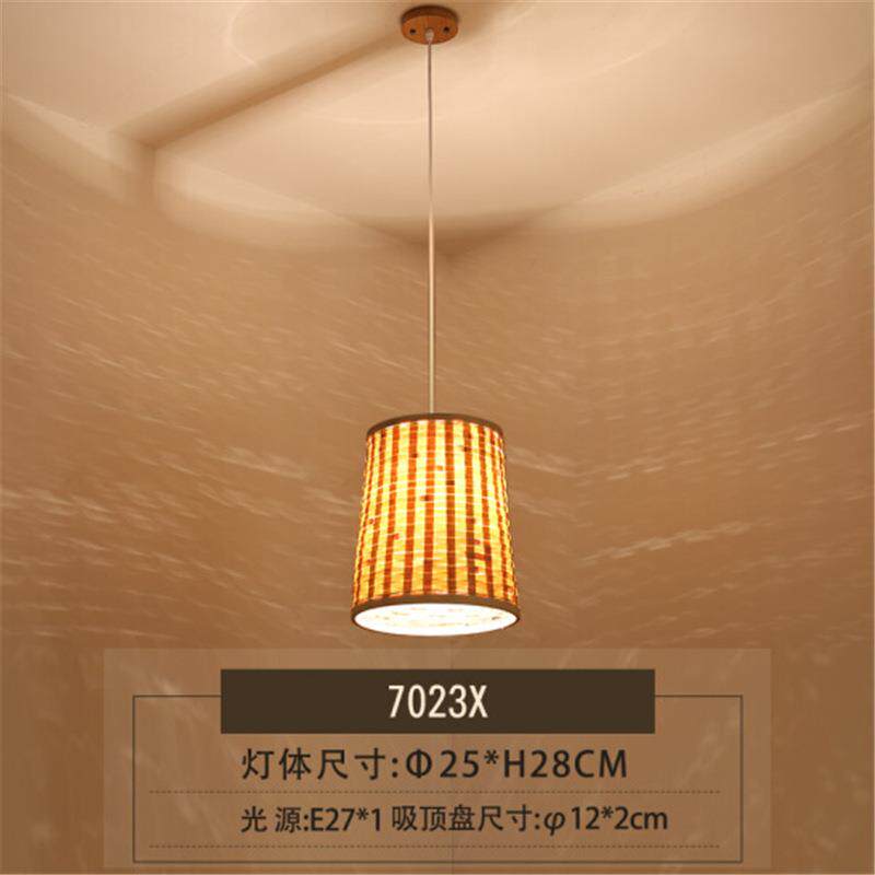 邯郸馆陶县魏县工程景区新中式火锅店竹艺灯日式灯笼榻榻米灯具