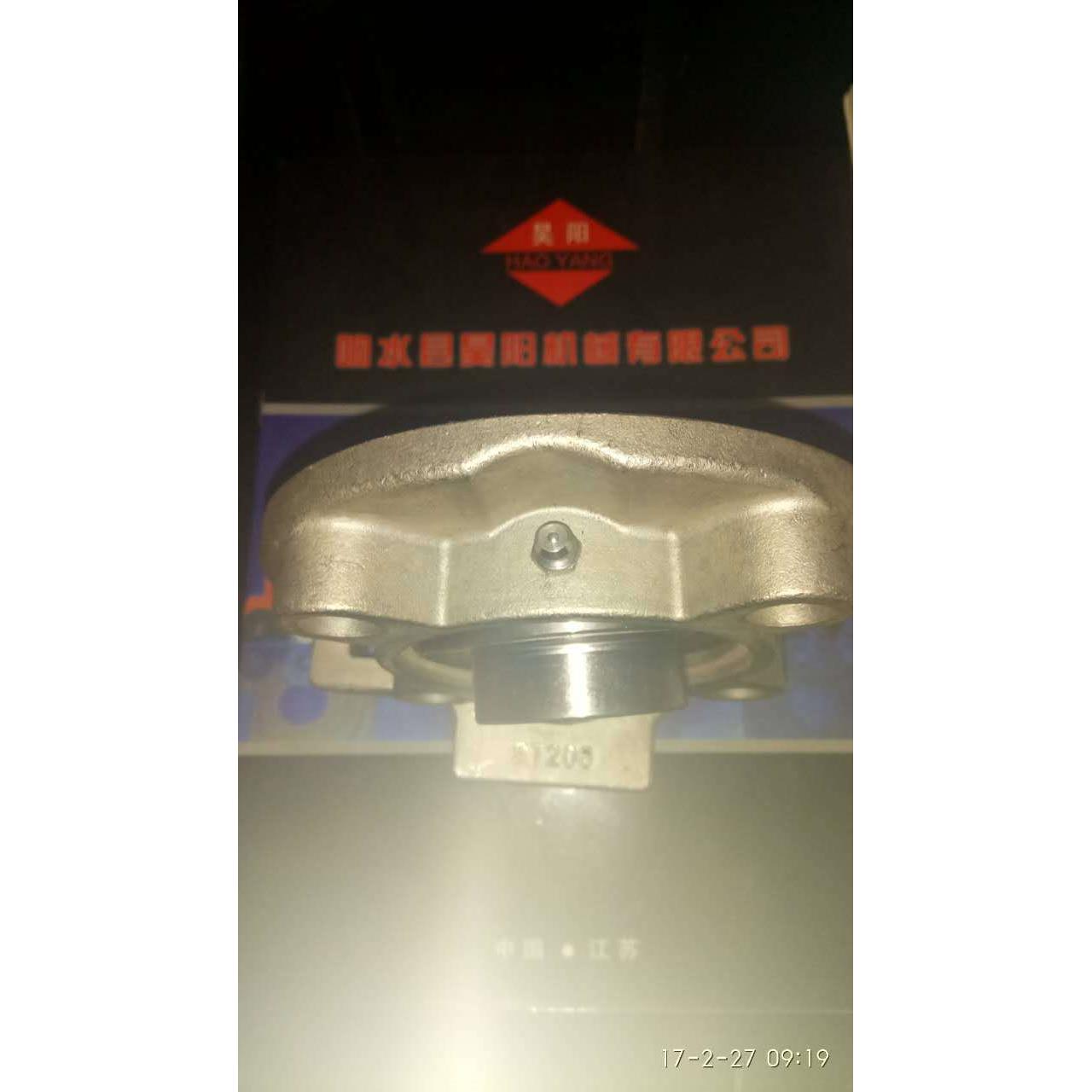 不锈钢外球面轴承座SUCFC201