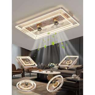 客厅主灯风扇灯2025新款 大风力吊扇吸顶灯餐厅卧室灯中山灯具全屋