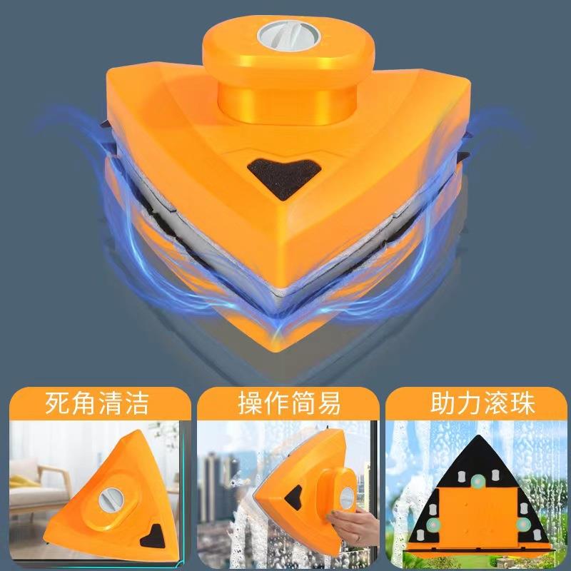 霸州厂家擦玻璃神器家用三层加厚强磁高楼刮窗户器保洁工具擦窗器