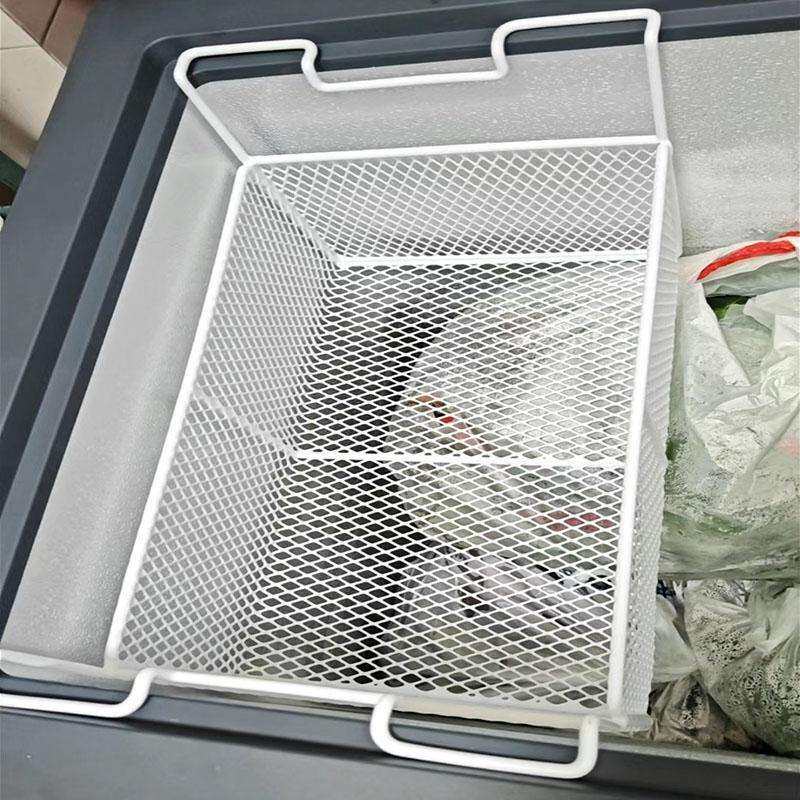 冰柜内部置物架冰箱分隔盒内置物筐栏篮子收纳整理丸子挂篮